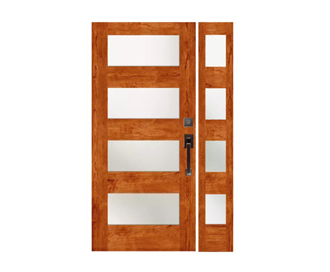 درب اصلی Craftsman Fiberglass Door با حاشیه