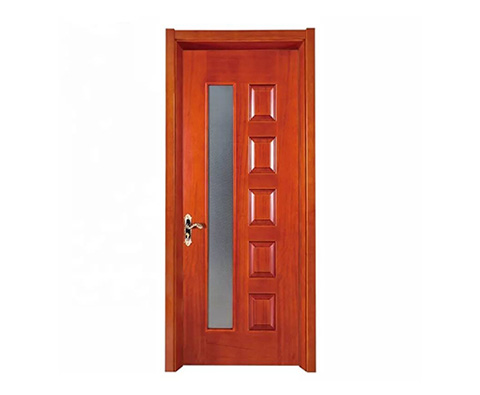 High Quality China Solid Teak MDF Wood Interior Entrance Exterior Modern Bedroom Doors Oak Interior Solid Wood Panel Door - 翻译中...